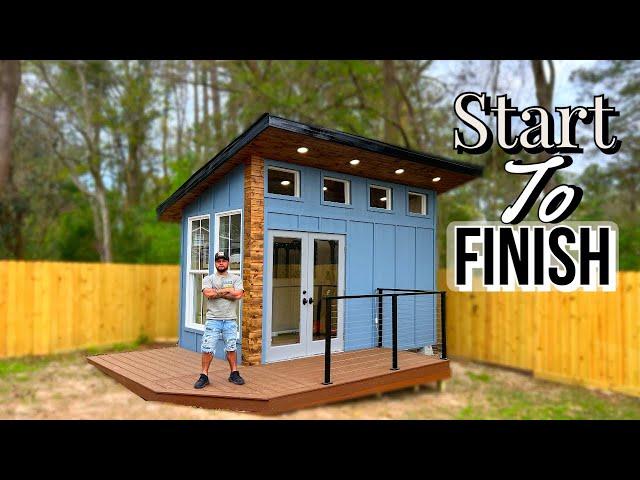 How I Built A DIY Tiny Home Gym Full Build