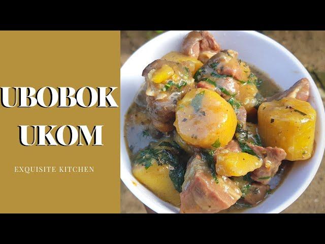 HOW TO MAKE UBOBOK UKOM | PLANTAIN PORRIDGE | NIGERIAN FOOD