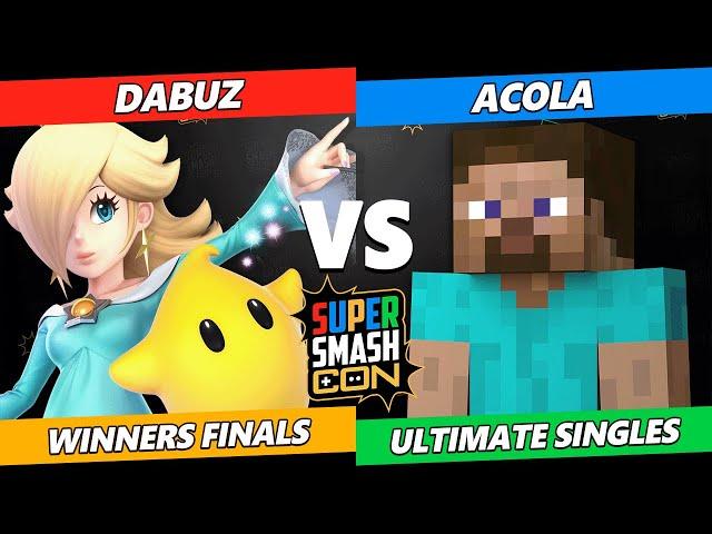 SSC 2023 Winners Finals - Dabuz (Rosalina) Vs. acola (Steve) Smash Ultimate Tournament