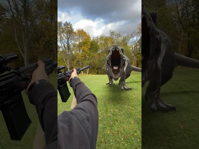 SAIGA-12 VS T-REX