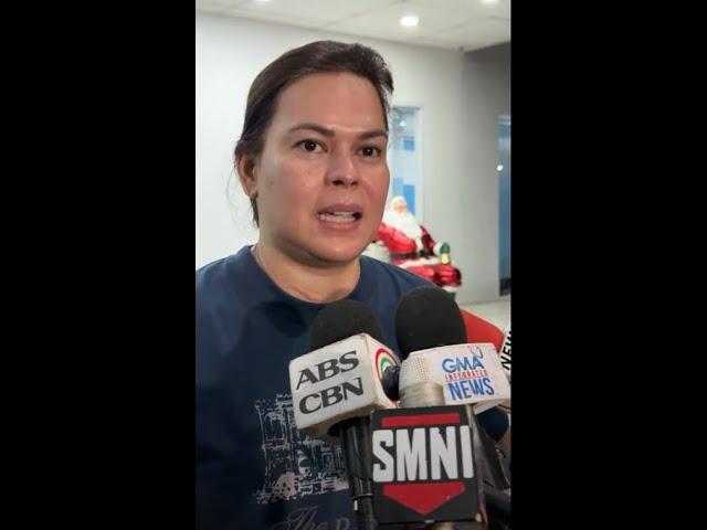 VP SARA dinala sa ospital ang kanyang COS