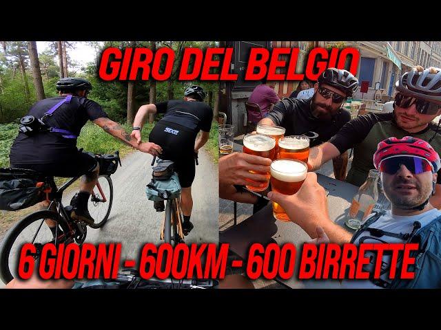 6 GIORNI, 600KM, 600 BIRRETTE - GIRO DEL BELGIO IN BICI