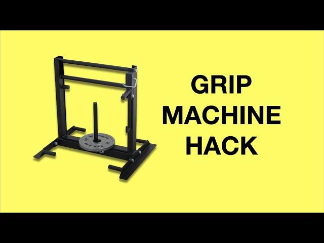 Grip Machine Hack (Plate Loaded or Dumbbells) | Bruce Lee Style Grip Training