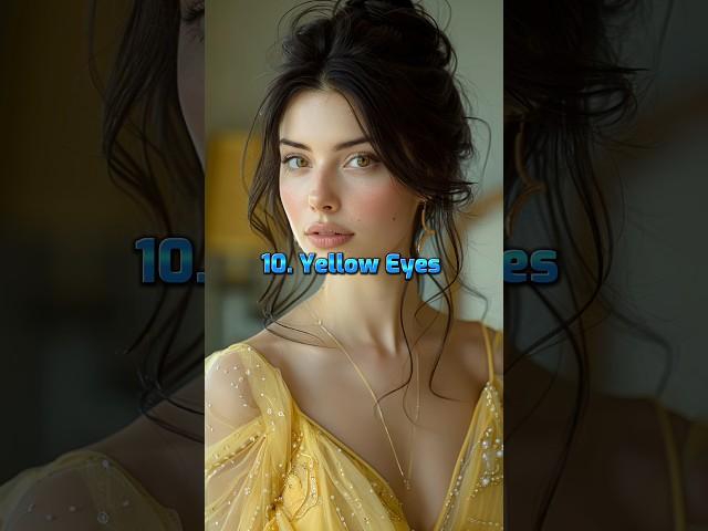 Top 10 Fact Rarest Eye Colours #shorts