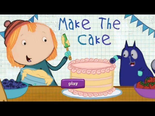 Pet + Cat : Make The Cake  PBS KIDS GAME (Mini explorers zone)