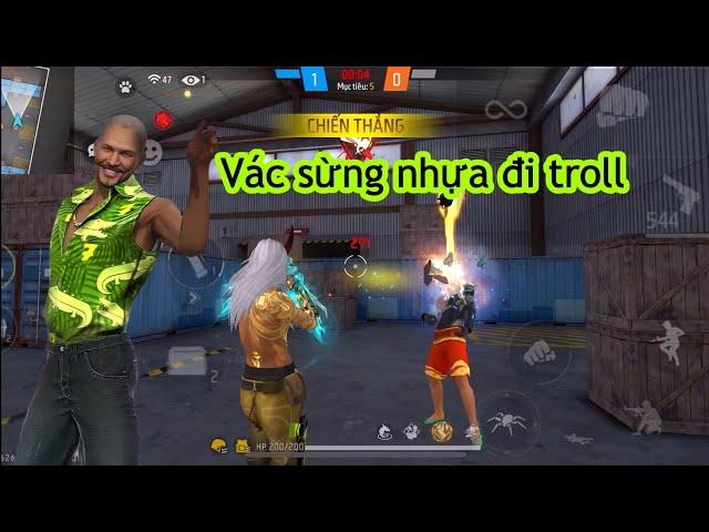 KíĐầuMàyGiờ - Đem sừng quỷ dạ xoa vào độc lang chiến tấu hài #freefire #garenafreefire