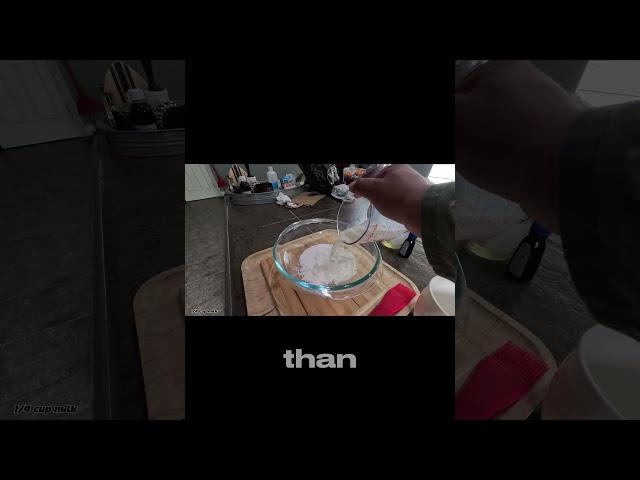 Mixing Ingredients for Perfect Cinnamon Rolls | FULL VIDEO OUT! #shrimpzikk