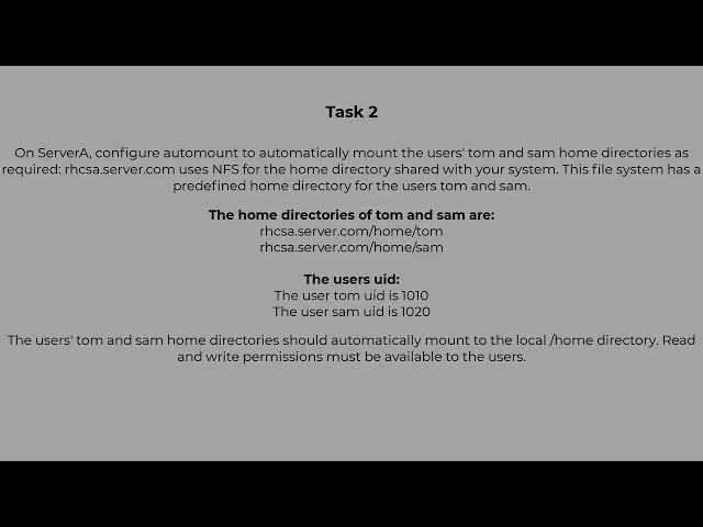 RHCSA 9 Tutorial: Automount Magic - Mounting Users' Home Directories with Ease on RHEL 9