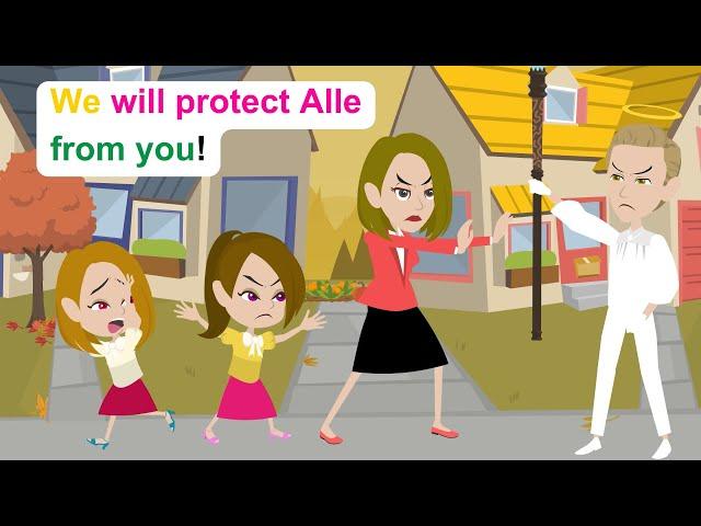 Ella's sister runs away - Funny English Animated Story - Ella English