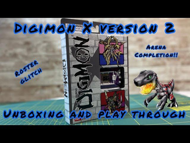 Digimon X 2 English - Unboxing and Play through - Digital Monster X