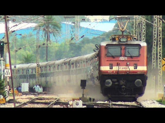 INDIAN RAILWAYS HIGH SPEED WAP4 COMPILATION OF BEST MOMENTS PART 1