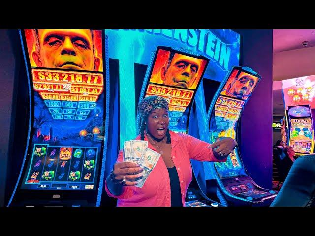 Going BIG On A Frankenstein Slot Machine! What Happens Next is CRAZY