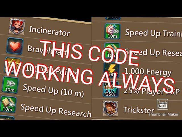 Lords Mobile Redeem Code || List of Working Code Lords Mobile