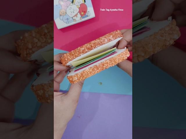 DIY Sandwich Notebook  Viral sandwich notebook  #shorts #twintag