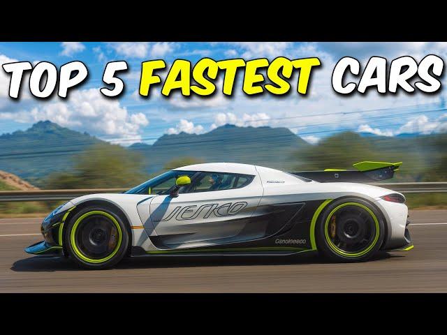 *NEW* Top 5 FASTEST Cars in Forza Horizon 5