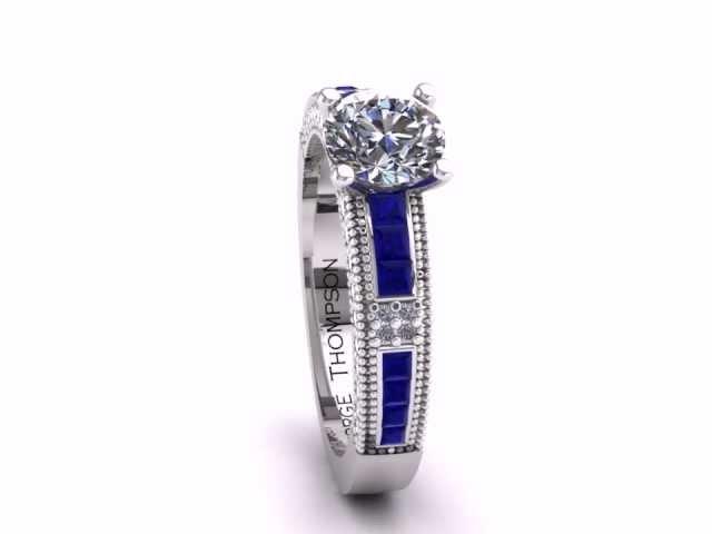 The Satina Engagement Ring Exclusively from George Thompson Diamond Company