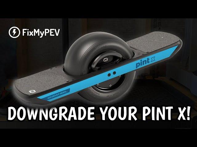 How To: Downgrade Your Onewheel Pint X Firmware