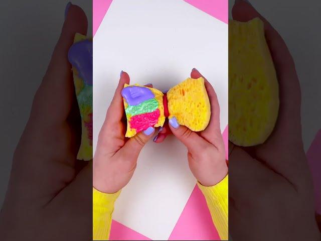 ‍Let's Paint Butterflies with Lola and a Sponge! So Easy and Fun! 