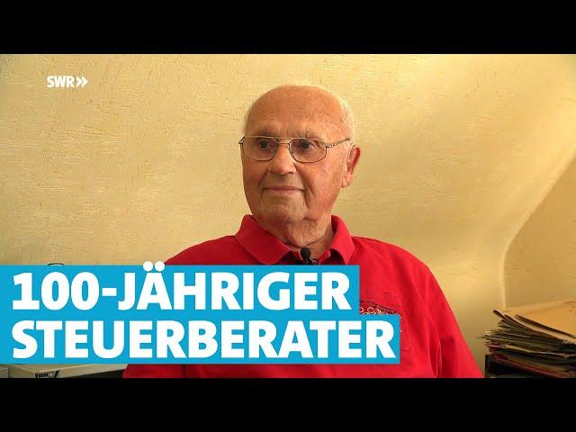 Steuerberater mit 100 - Liebe zum Beruf hält jung