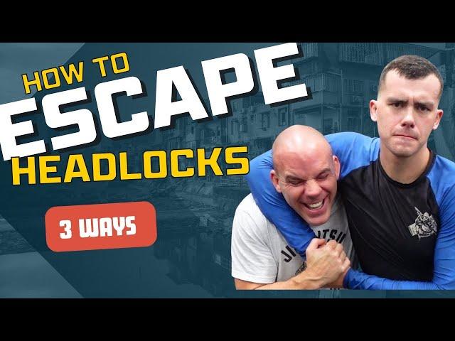 Escape A Headlock In 5 Seconds! #selfdefense #headlock