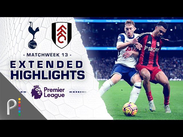 Tottenham Hotspur v. Fulham | PREMIER LEAGUE HIGHLIGHTS | 12/1/2024 | NBC Sports