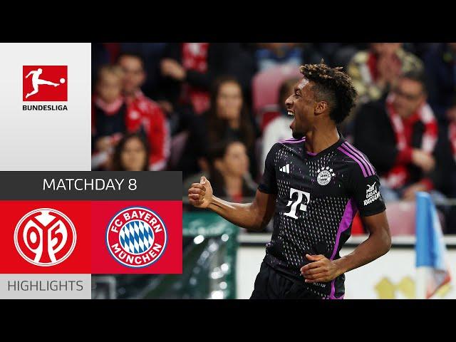 Coman & Kane Again! Bayern With Victory | 1. FSV Mainz 05 - FC Bayern München 1-3 | MD 8 – BL 23/24