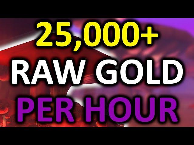 25 000 Raw Gold Per Hour Farm in WoW
