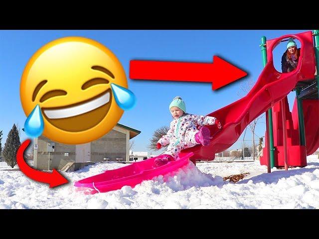 SLIDE to SLED  (Toddler Daredevil)