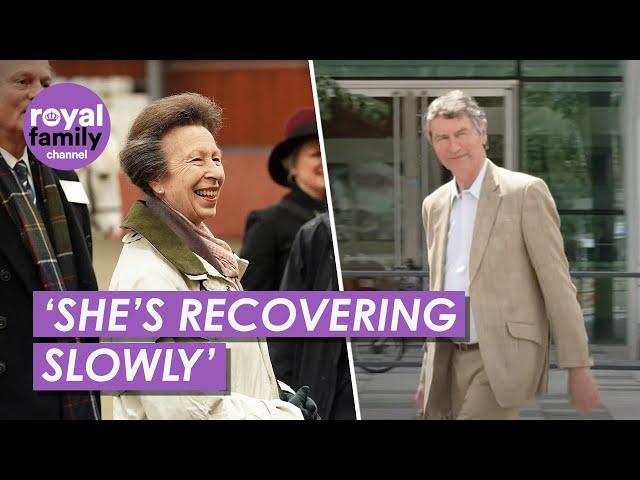 Sir Tim Laurence Visits Princess Anne in Hospital After Suffering a Concussion