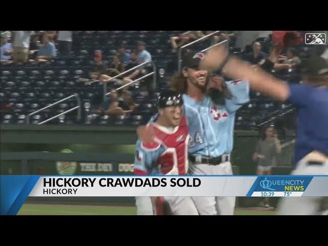 Hickory Crawdads sold by Texas Rangers