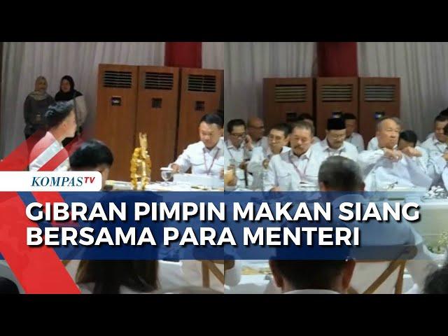 Momen Wapres Gibran Rakabuming Raka Pimpin Makan Siang Bersama Menteri di Akmil Magelang