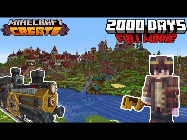 2000 DAYS FULL MOVIE | Minecraft Create Mod!