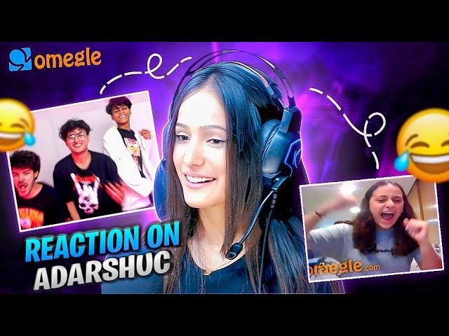 Reacting on @adarshuc Omegle Funny Dancing Video | Adarsh Singh Omegle Video | Dancing on omegle