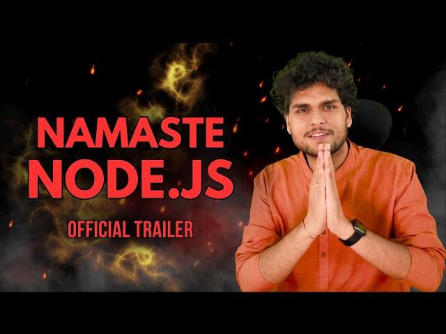 Namaste Node.js | Official Trailer | Best NodeJS course by Akshay Saini