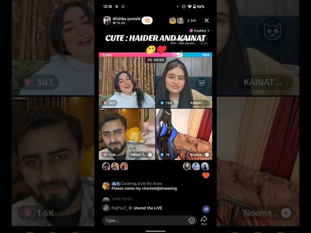 Haider & Kainat so cute. #viralshort #viral #shorts #ytshorts