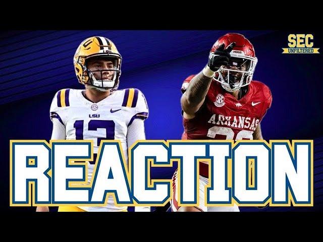 REACTION: LSU Football DOMINATES Arkansas