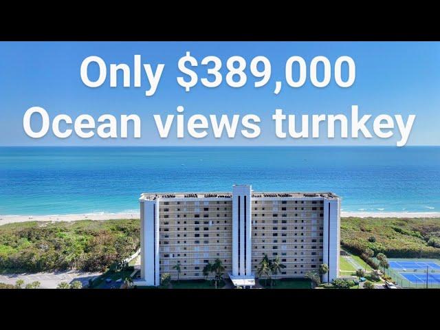 Million dollar view from this #oceanfront #condo on #hutchinsonisland #Florida 2 bed 2 bath $389,000