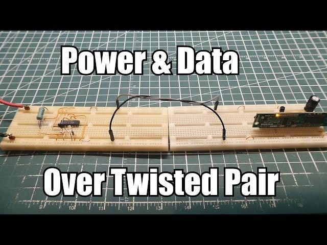 TwoWire Interface / Power And Data Over The Same Twisted Pair