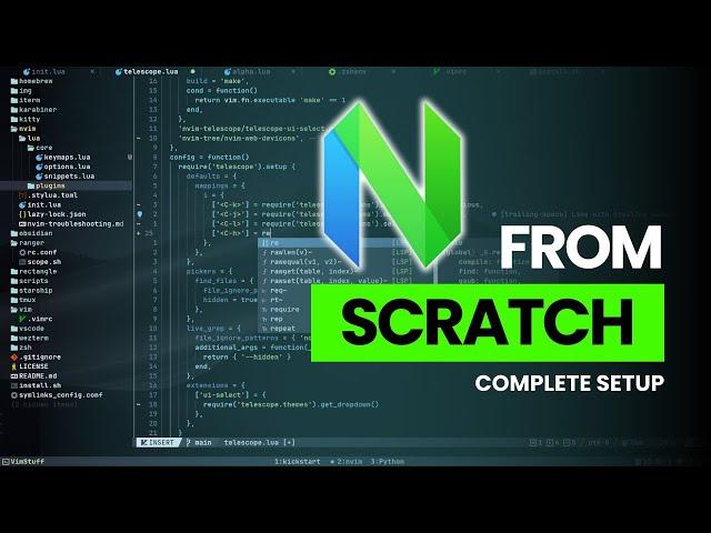 Full Neovim Setup from Scratch in 2024