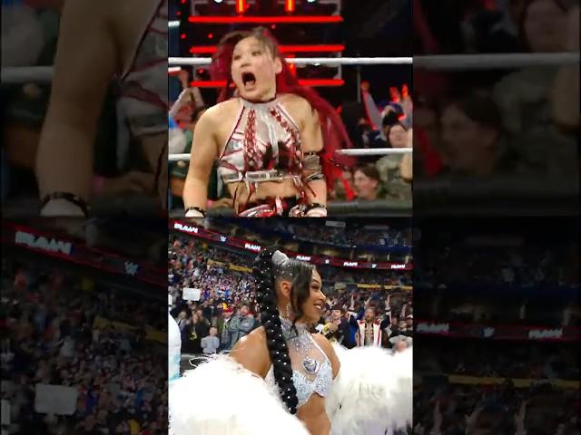 And just like that, Bianca Belair found out who she would be facing at #WrestleMania! 