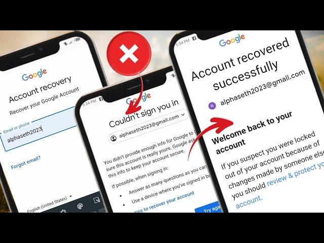 How to Recover Gmail Account without Verification Code Password & Phone Number 2024