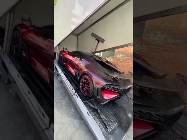 Delivery of the most Rare and luxurious car Lamborghini#shorts#hexon