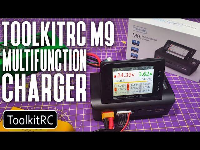 ToolkitRC M9 Multi Function 600W 20A 2S-8S DC Smart Charger // Voice alerts //Full review