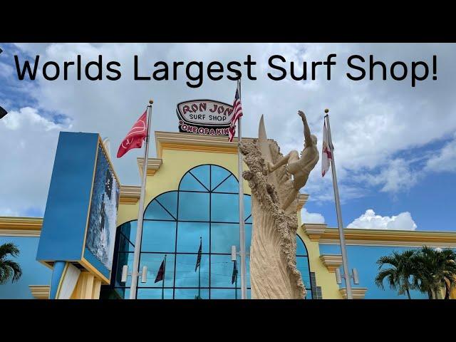 Ron Jon Surf Shop in Cocoa Beach, FL is the largest, "One of a Kind" and best in the World!