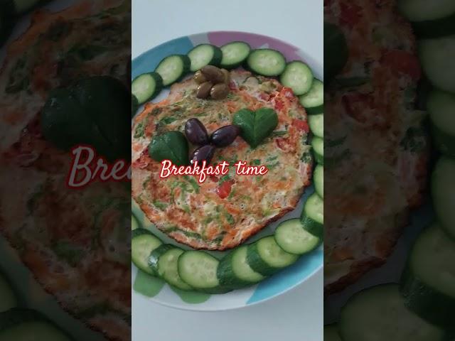 Veggie omelette #shortvideo #healthyfood #  yummy food ready for breakfast