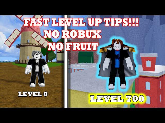 BEST TIPS on how to LEVEL UP FAST in Old World (First Sea) | BLOX FRUITS | LEVEL 1 to 700