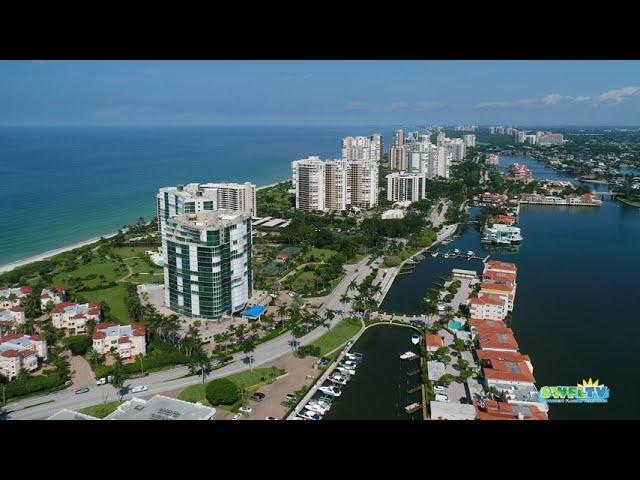 Aerial Video of the Park Shore Beachfront Condos in Naples, FL