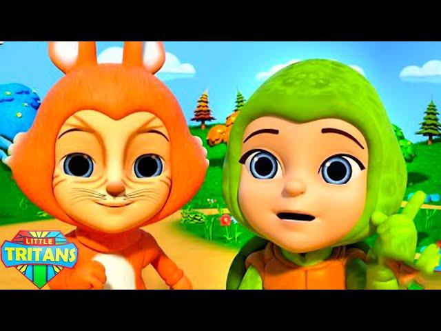 The Story of Hare & Tortoise for Babies by Little Tritans