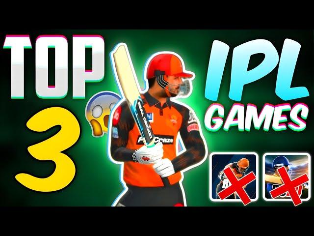  Free IPL Cricket Games For Android 2024‼️Top-3 Best Free IPL Games 2024 With High Graphics 