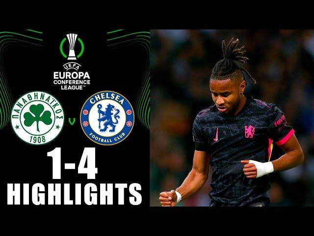 Christopher Nkunku Goal | Panathinaikos vs Chelsea 1-4 Highlights | UEFA Europa Conference League